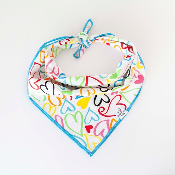 Graffiti Love Heart Dog Bandana