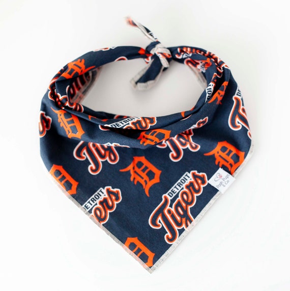 Detroit Tigers Dog Bandana, MLB Dog Bandana