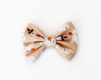 Trick or Treat Dog Bow Tie, Halloween Dog Bow Tie