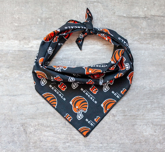 Cincinnati Bengals Dog Bandana, NFL Dog Bandana