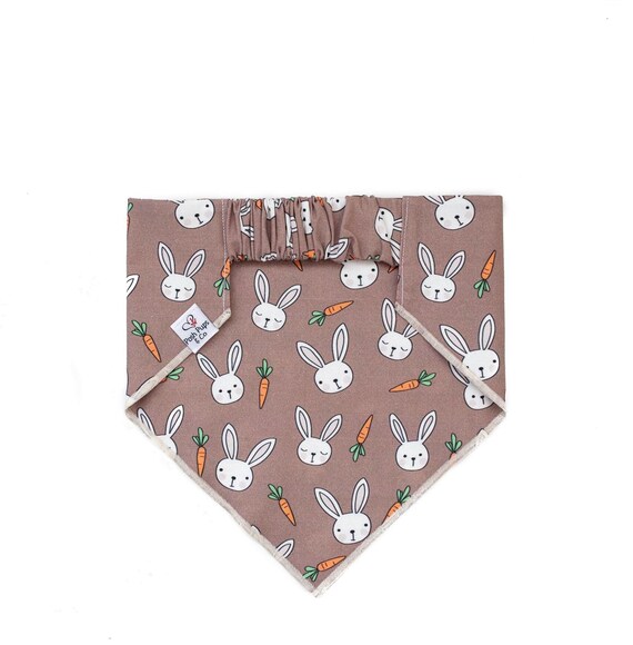 Rabbit Scrunchie Dog Bandana: Easter Pet Accessory