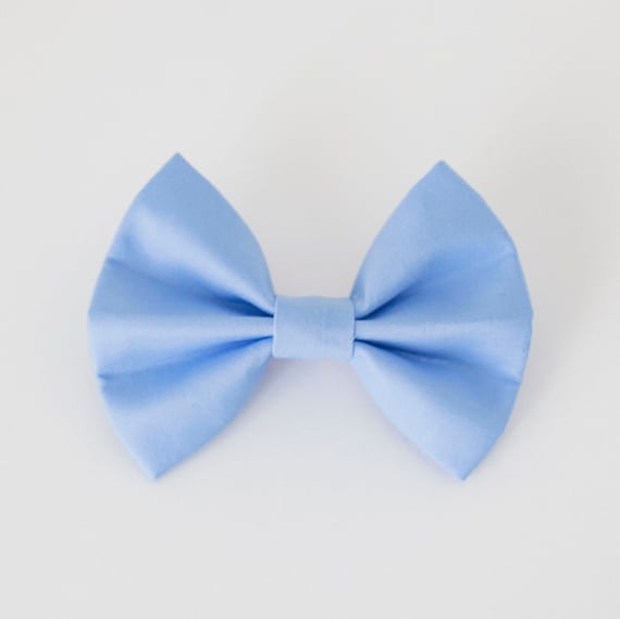 Cornflower Blue Dog Bow Tie