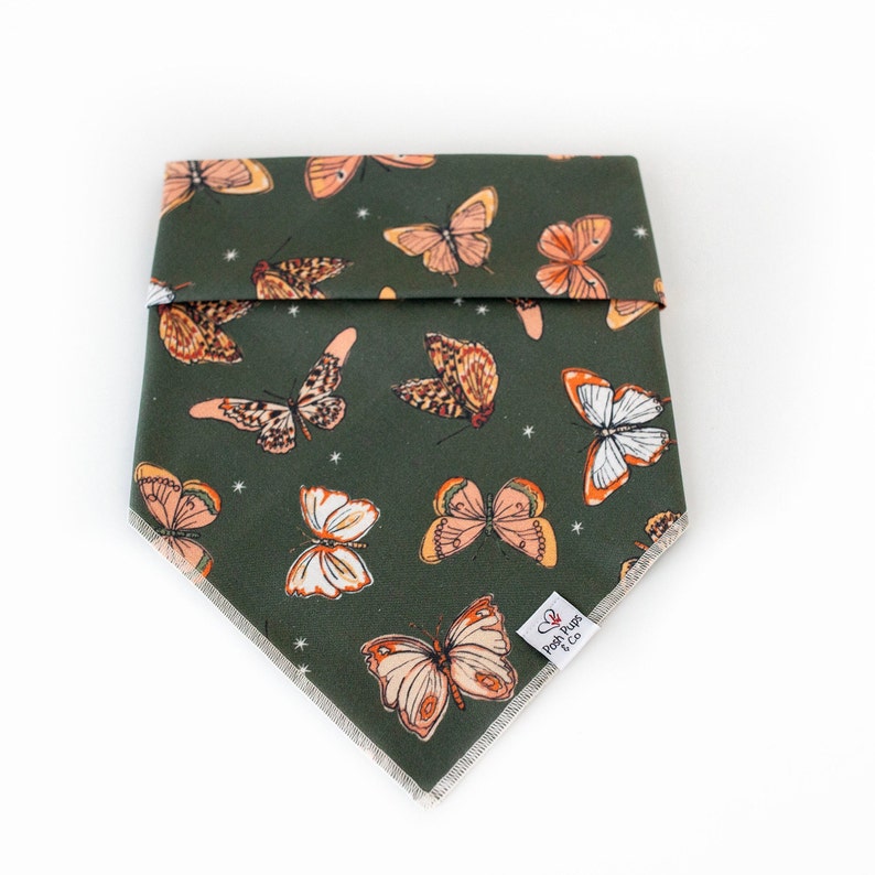 Butterfly Valley Bandana, Butterfly Dog Bandana image 2