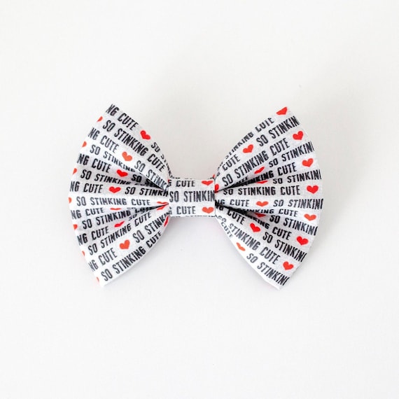 So Stinking Cute Dog Bow Tie