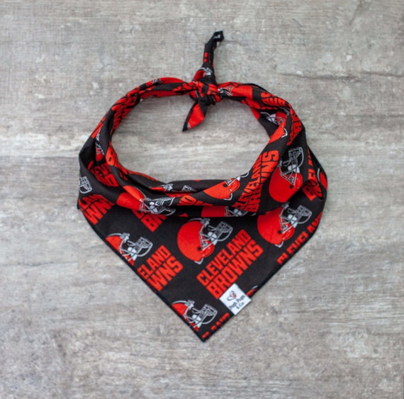 Cleveland Browns Dog Bandana, NFL Football Dog Bandana