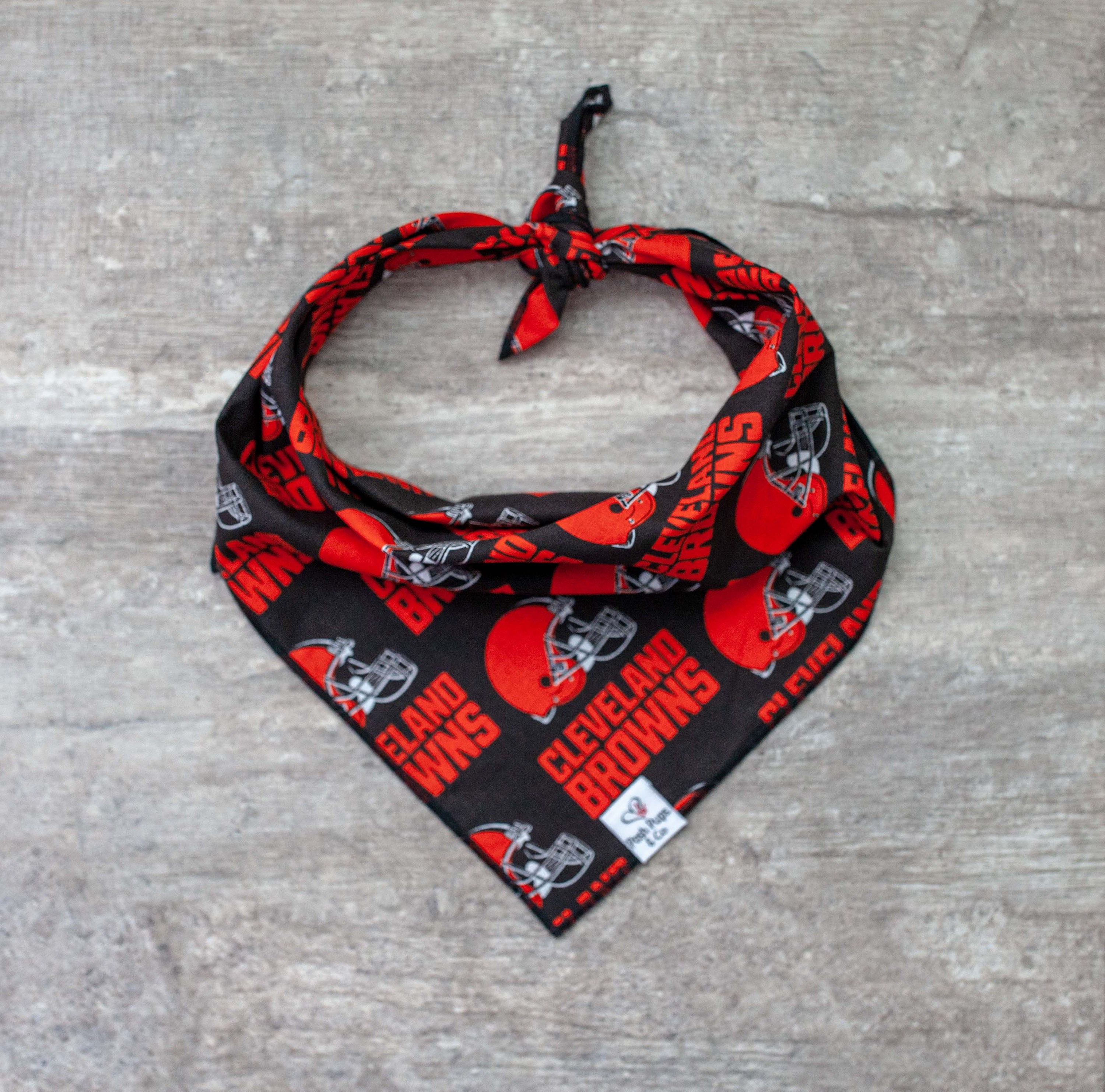 Cleveland browns top dog bandana