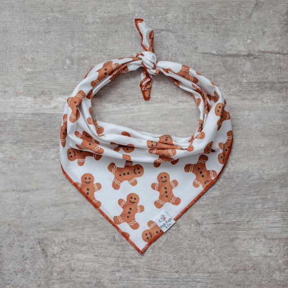 Gingerbread Bandana, Gingerbread Dog Bandana