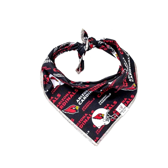 Arizona Cardinals Dog Bandana, Football Dog Bandana
