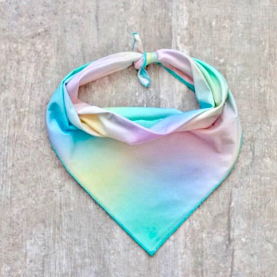 Cambre Bandana, Ombre Rainbow Dog Bandana