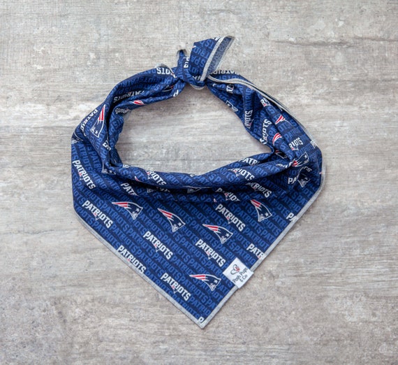 New England Patriots Bandana, NFL Dog Bandana