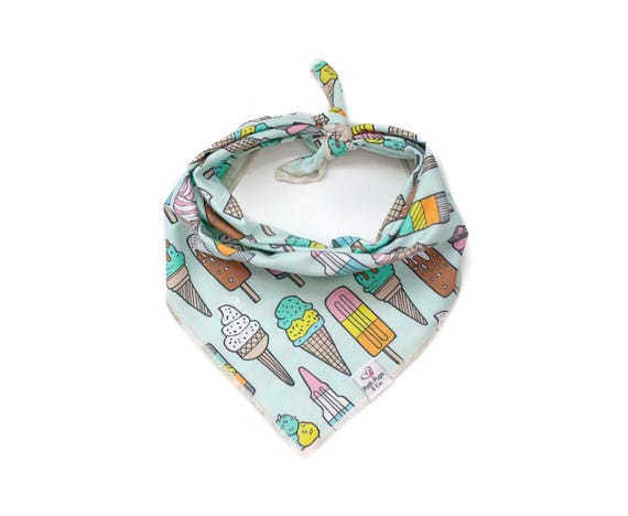Ice Cream Party Dog Bandana
