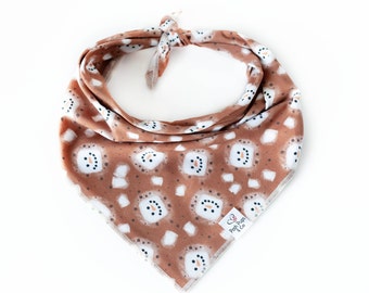 Marshmallow Snowmen Bandana, Christmas Dog Bandana