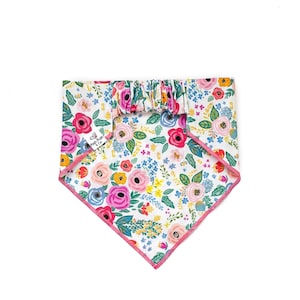 Floral Blossom Scrunchie Dog Bandana