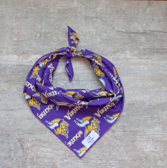 Minnesota Vikings Bandana, NFL Dog Bandana