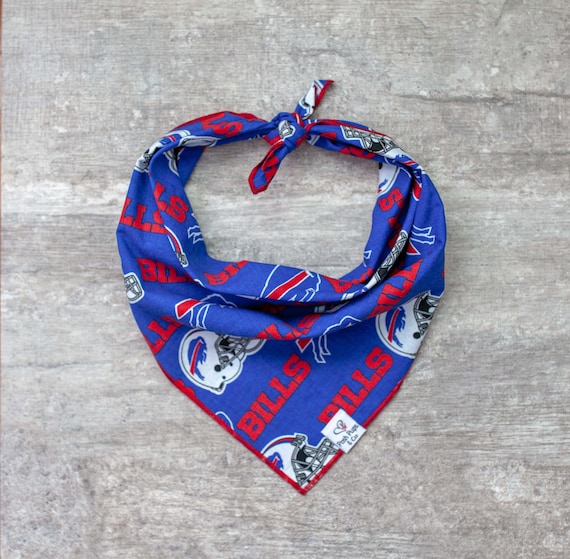 Buffalo Bills Dog Bandana, NFL Dog Bandana