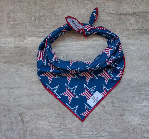 Sam Bandana, Patriotic Dog Bandana, America Dog Bandana