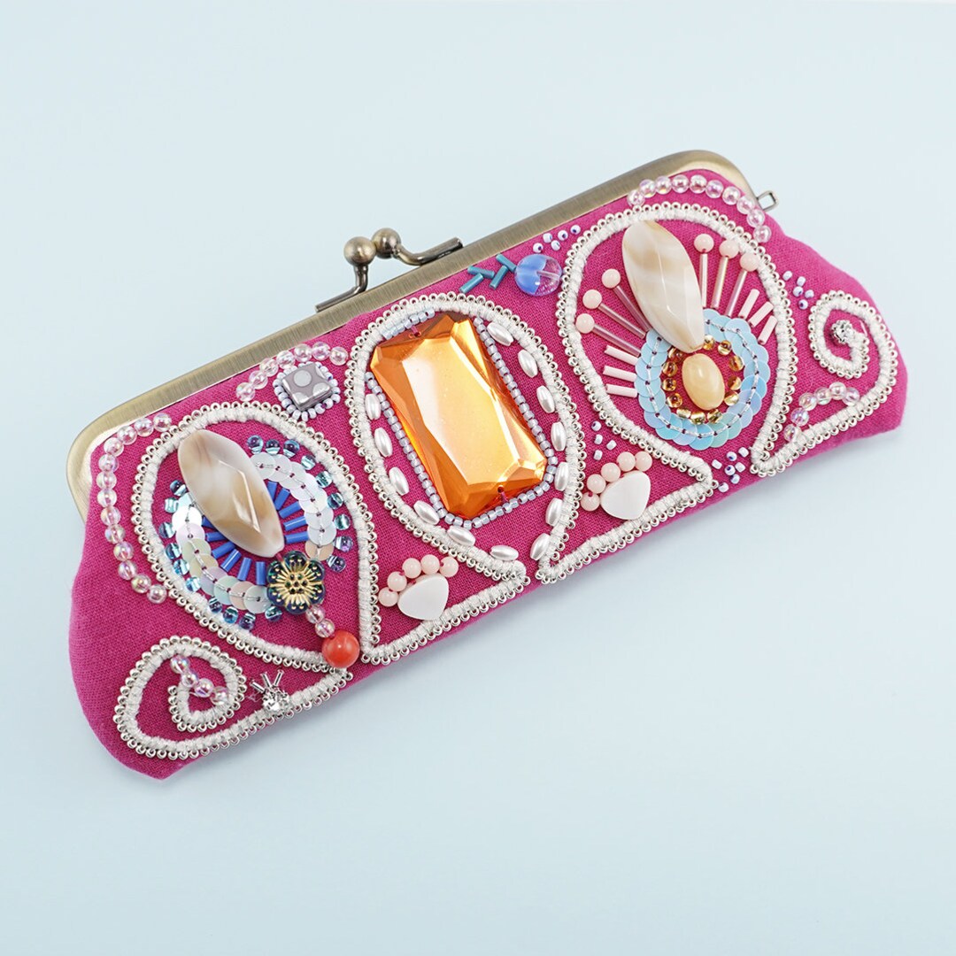 Pink Glass Case Sparkle and Statement Glasses Case Sunglasses Case Pink - Etsy