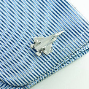 F-22 Raptor Cufflinks - military aircraft cufflink - 3D Cufflinks - national guard cufflinks - Gift for him - lockheed martin f 22 cufflinks