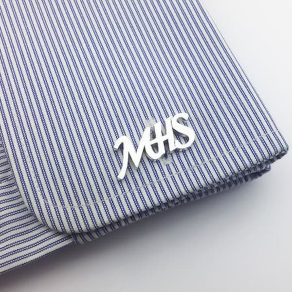 Personalized Cufflinks - father gift - Initial Cufflink - Letters Cufflinks - Groom cufflinks - Groomsmen gift - Groomsmen Cufflinks