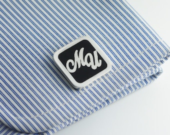 Groom Wedding Cufflinks - Personalized Cufflinks -  Elegant Cufflinks - Groom cufflinks - Groomsmen gift - Groomsmen Cufflinks - Father Gift