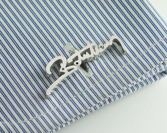 Name Personalized Cuff Links - Initial Cufflink - Letters Cufflinks - Groom cufflinks - Groomsmen gift - Groomsmen Cufflinks - Father Gift