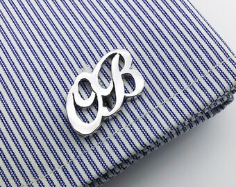 Groom cufflinks - Groomsmen gift - Groomsmen Cufflinks - Father Gift - Initial Cufflink - Personalized Cufflinks -Letters Cufflinks
