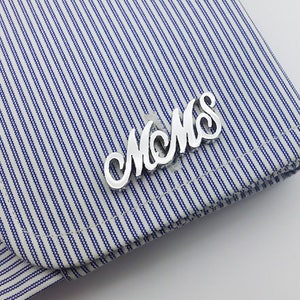 Gemelos personalizados - Gemelos iniciales - Gemelos de letras - Gemelos de novio - Regalo de padrinos - Gemelos de padrinos - Regalo de padre