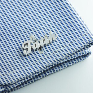 Gemelos iniciales - Gemelos personalizados - Gemelos de letras - Gemelos de novio - Regalo de padrinos - Gemelos de padrinos - Regalo de padre