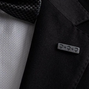 Initial Name Lapel Pin - Letters Lapel Pin - Custom Initials Lapel Pin