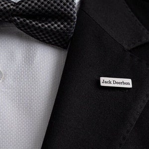 Initial Name Lapel Pin - Letters Lapel Pin - Custom Initials Lapel Pin