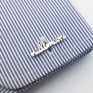 Gemelo inicial - Gemelos de boda - Gemelos de letras - Gemelos - Gemelos del novio - Regalo de padrinos de boda - Gemelos de padrinos - Regalo del padre
