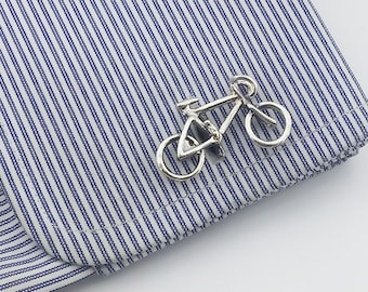 Cyclist Gifts for Men -  Father gift  - Cyclist Gifts - Cyclist Cufflinks - Men Cufflinks - Bike cufflink - Birthday Gift- Groom cufflinks