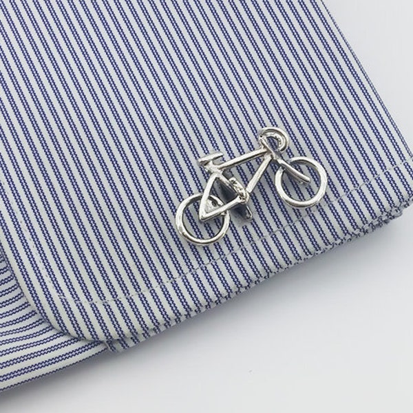 Cyclist Gifts for Men -  Father gift  - Cyclist Gifts - Cyclist Cufflinks - Men Cufflinks - Bike cufflink - Birthday Gift- Groom cufflinks