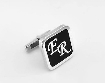 Personalized Cufflinks - Groom Wedding Cufflinks - Groom cufflinks - Groomsmen gift - Groomsmen Cufflinks - Father Gift