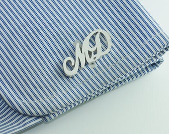Groom Wedding Cufflinks - Initial Cufflink Personalized Cufflinks - Letters Cufflinks -  Men Cufflinks - Initials Cufflinks - Father's Day