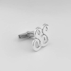 Gemelos del novio - Regalo de padrinos de boda - Gemelos de padrinos - Regalo del Padre - Gemelo inicial - Gemelos de letras - Gemelos, Gemelos iniciales