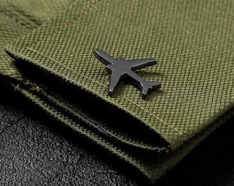 Boeing Airplane cufflinks - airplane cufflinks - Boeing 777 Cufflink - Custom cufflinks - Best man cufflink - Groomsmen Cufflinks - Cufflink