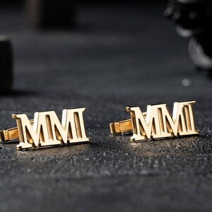 Personalized Groomsmen Cufflinks - Custom Cuff Links - Groom Wedding Cufflinks - Groomsmen gift - Initials Cufflinks - Father gift