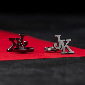 Gift for Him Personalized Cuff Links - Customized Cufflinks - Groom Wedding Cufflinks - Groomsmen gift - Initials Cufflinks