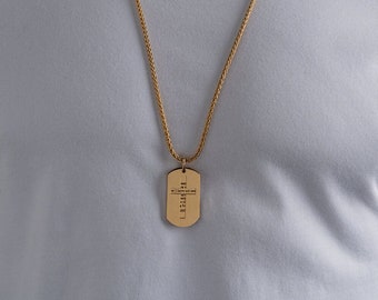 Personalized CROSS NECKLACE - Men's Cross Necklace - Customized Cross Necklace - Mens Necklace - Sterling Silver Dainty Cross Pendant