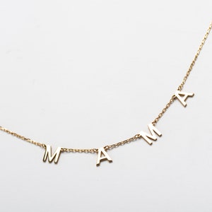Letter Necklace - Personalized Necklace - Custom Letter Necklace - Dainty Initial Necklace - initial necklace for mother