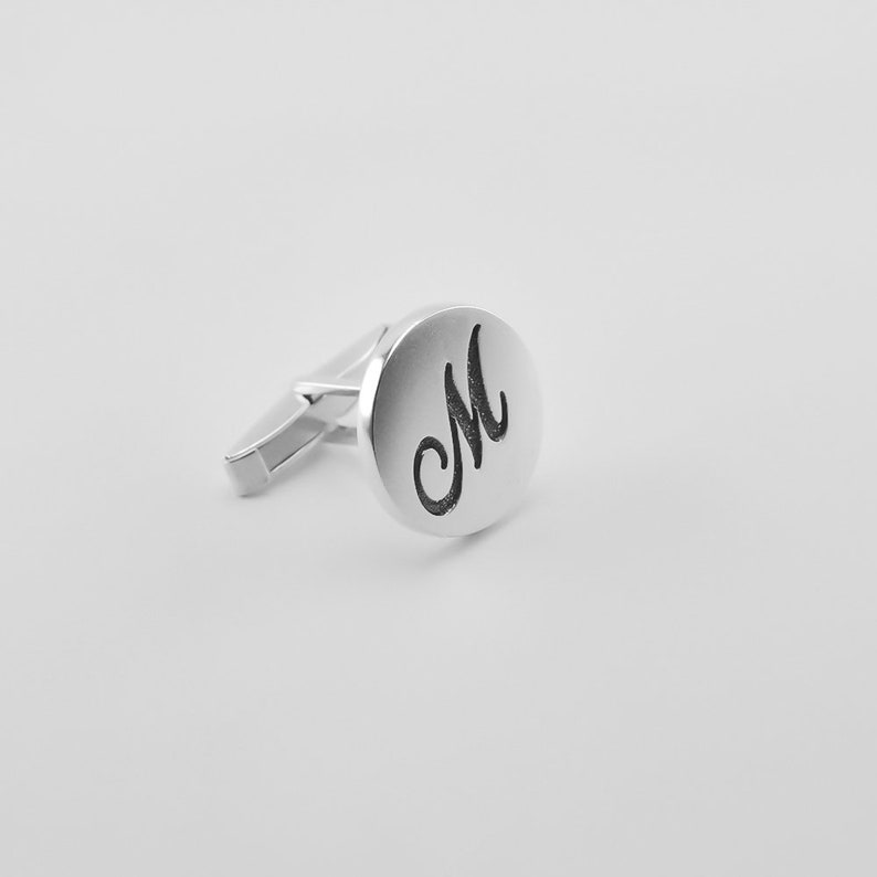 Groomsmen Cufflinks Groomsmen gift Personalized Cufflinks Hand Made Cufflink Initial Cufflink Groom cufflinks Father Gift
