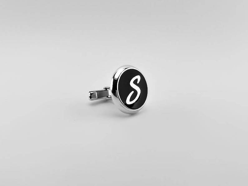 groomsmen gift mens accessories Personalized cufflinks Initial cufflinks Wedding day gift mens cufflinks Gift for Father