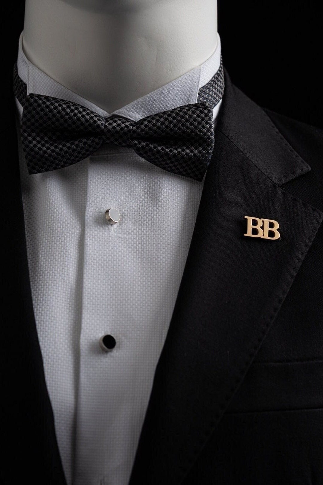 Initial Name Lapel Pin Letters Lapel Pin Custom Initials Lapel Pin Etsy