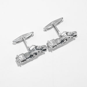 Indian Motorcycle Cufflinks in Sterling SIlver