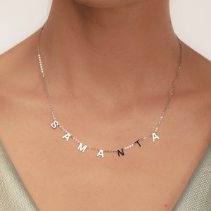 Collar de letras - Collar de letras personalizado - Collar inicial - Collar inicial delicado - Collar de letras personalizado - Collar de votos