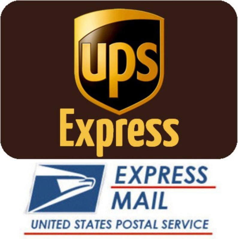 Express shipping via UPS & USPS Express Shipping Etsy