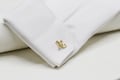 Personalized Sterling Silver Cufflinks: Handmade Initial Cuff Links