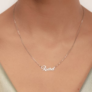 Name Necklace - Gold Name Necklace - Silver Name necklace - Personalized jewelry - Personalized Necklace - Personalized Bridesmaid Gift