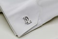 Personalized Sterling Silver Cufflinks: Handmade Initial Cufflinks